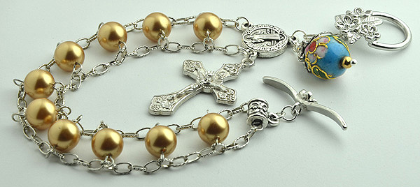 Gold hot sale catholic bracelets